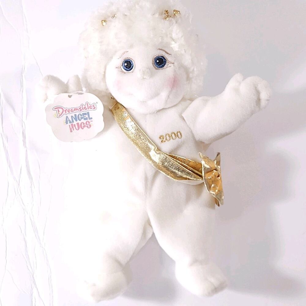 Dreamsicles Dawn Angel Hugs 2000 With Tag 10" Plush Christmas Gold Accesso